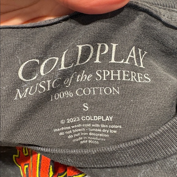 Coldplay Alien Radio Music of the Spheres tour tshirt - Picture 2 of 4